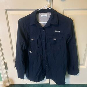 Columbia Dark Blue Utility Shirt